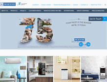 Tablet Screenshot of bluestarindia.com